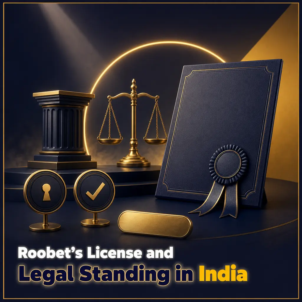 Roobet's Curacao gaming license and legal status for players in India, including state-specific betting restrictions