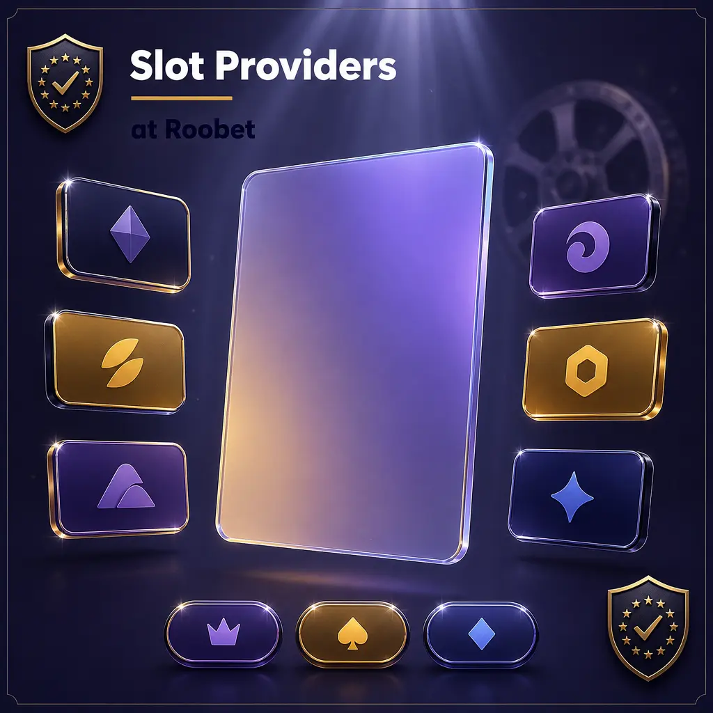 Roobet slot providers including Hacksaw Gaming, Nolimit City, Evolution, BGaming, Endorphina, Wazdan, 3 Oaks Gaming, and Fantasma Games